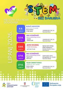 Raspored besplatnih radionica i STEM Pogledajte raspored besplatnih STEM radionica za djecu u lipnju 2026. Udruga OK URID organizira STEM Fest u Donjim Andrijevcima i radionice robotike u Slavonskom Brodu.festivala za lipanj 2026 - udruga OK URID Slavonski Brod